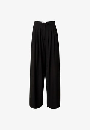 EDITED BUNDFALTEN SANDY - Broek - schwarz