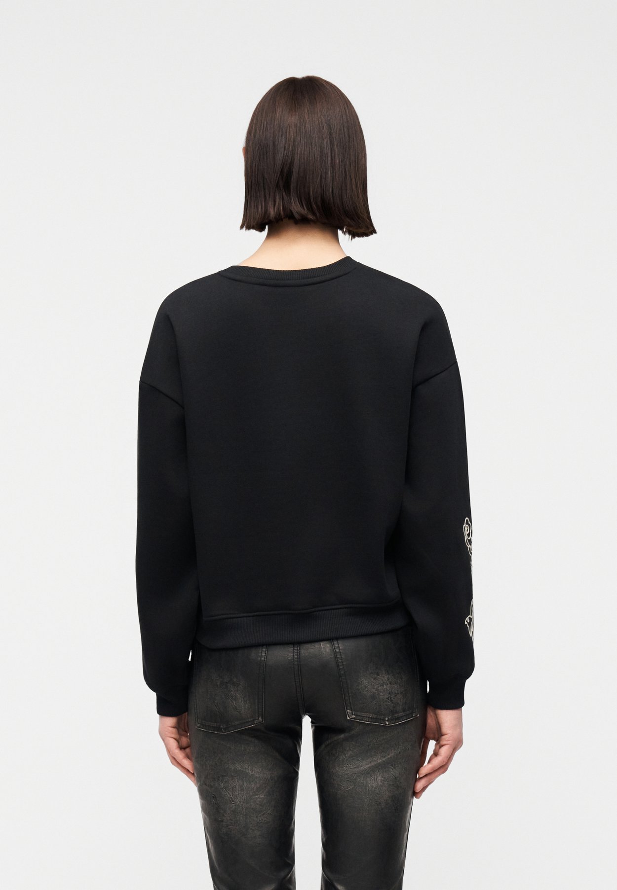 ONLBROOKLYN L/S EMBROIDERY BOX SWT