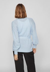 VILA VILIOMY LONG OPEN CARDIGAN - Vesta na kopčanje - kentucky blue