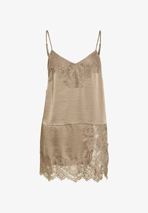 VILA, VILEA STRAP LACE TUNIC - Tunique - vintage khaki
