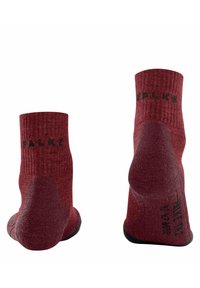 FALKE TK2 Wool Short Trekking medium cushioning - Sportsocken - scarlet