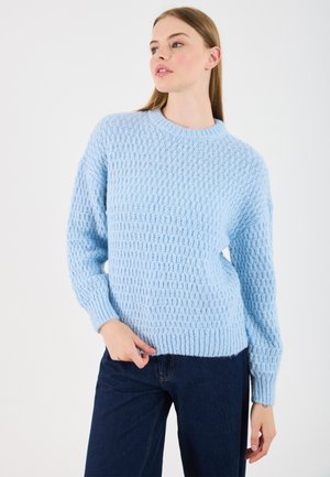 Pullover - light blue melange