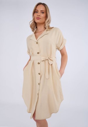 Shirt dress - beige