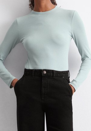 Langærmet T-shirt - light green