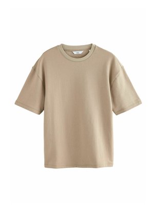 RELAXED HEAVYWEIGHT  - Lihtne T-särk - stone