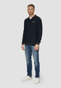 s.Oliver MIT UND GARMENT DYE - Poloshirt - navy