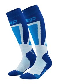 SKI COMPRESSION MERINO TALL 3.0 - Kniestrümpfe - black blue