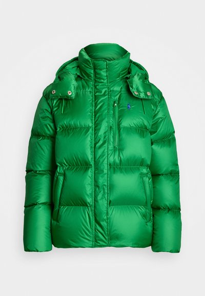 Polo Ralph Lauren WATER REPELLENT QUILTED DOWN JACKET - Pūkinė striukė - chroma green