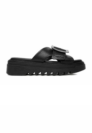 G-STAR, G STAR RAW WOMEN'S BLACK FLIP-FLOPS - Pantofle - black