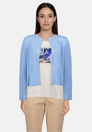 MIT PLACEMENT - T-Shirt print - patch cream blue