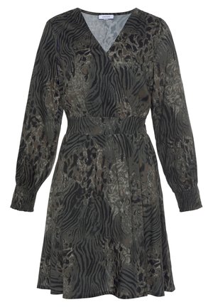 Vestito casual - grün bedruckt