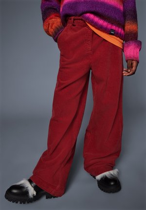 UNISEX - Pantalon classique - dark red