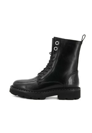 ANFIBI - Stivaletti con plateau - nero