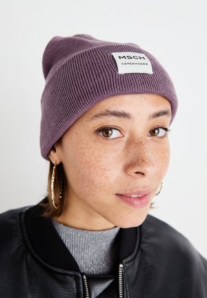 MOJO LOGO BEANIE  - Căciulă - black plum