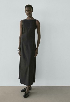 LONG SLEEVELESS - Vestito lungo - black