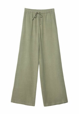 Stradivarius FLOWING RUSTIC - Stoffhose - khaki