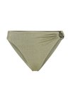 CHEEKY   - Spodný diel bikín - oil green lurex