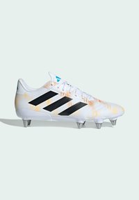 adidas Performance KAKARI RS RUGBY - Spikes - cloud white   core black   pure orange