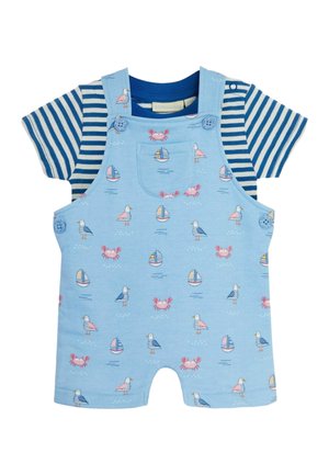 2-PIECE SET  - REGULAR FIT - Latzhose - blue nautical