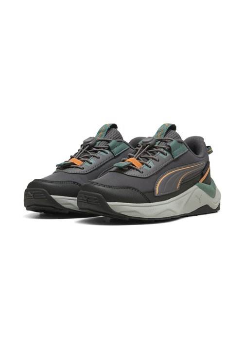 PUMA EVOLVE 2,0 TRAIL LO PS UNISEX - Trail running shoes - moody gray-bright papaya-puma black — foto 2