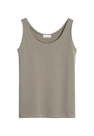 Marc O'Polo, MARC O'POLO TANKTOP SLIM AUS STRETCH SINGLE JERSEY   - Débardeur - stone taupe