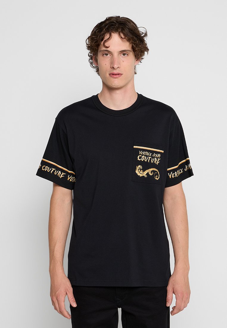 Versace Jeans Couture T-shirt print zwart Versace Jeans Couture T-shirt print zwart