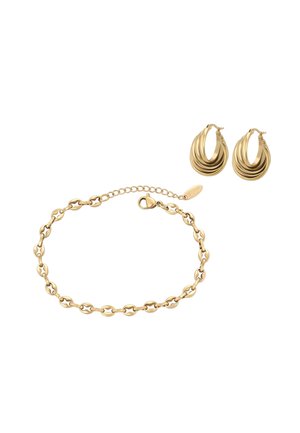 SET - Øreringe - gold-coloured