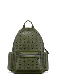 Sac à Dos MCM Clouté Bleu - Avec Pochette Amovible Et Sangle - Unisexe - Occasion