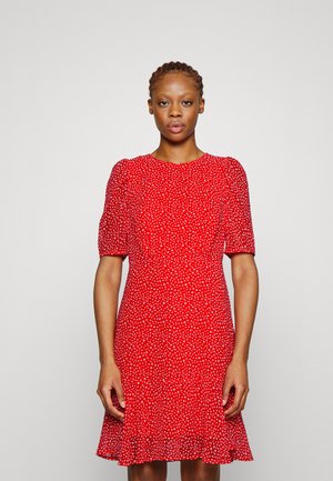 Vero Moda VMNORA SHORT DRESS - Φόρεμα ημέρας - goji berry