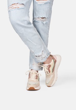 Sneaker low - beige with combination