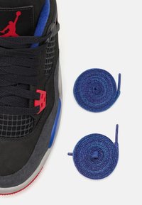 Jordan AIR JORDAN 4 RETRO OG UNISEX - Magas szárú edzőcipők - black/fire red/deep royal blue/dark smoke grey/tech grey