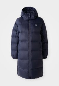 ESSENTIAL MIDWEIGHT LONG PUFFER - Dunkåpe / -frakk - inkwell