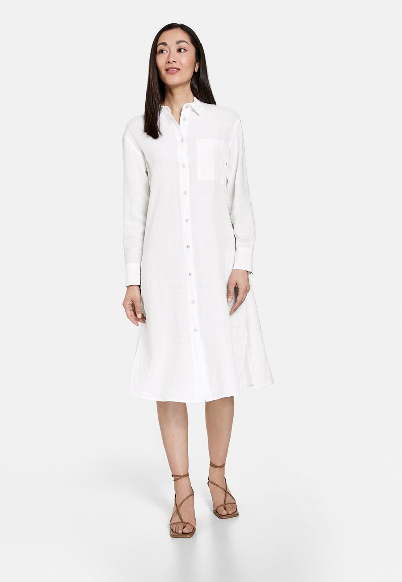 Damen Freizeitkleider | Gerry Weber Blusenkleid weiß weiß/weiß - RK60212 Damen Freizeitkleider | Gerry Weber Blusenkleid weiß weiß/weiß - RK60212