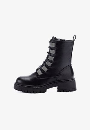 Elara, Bottines de cowboy / motard - schwarz