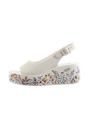 Högl LOU - Platform sandals - weiss multi
