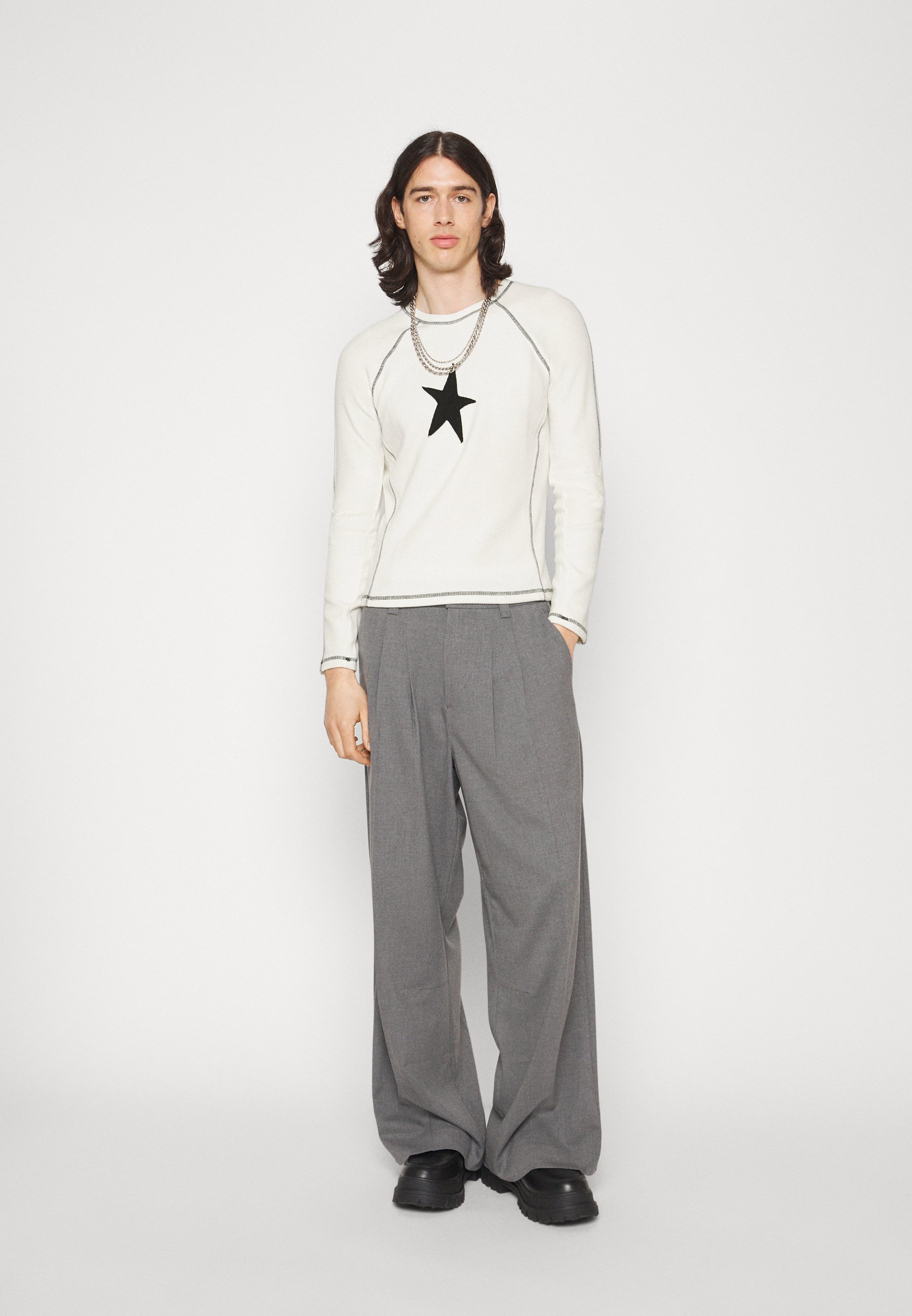 ファッション姫 通販 STAR RIB London Jaded APPLIQUE white/multi - Sweatshirt - トップス