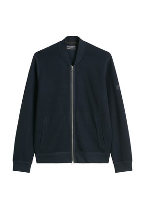 Marc O'Polo REGULAR MIT STRUKTUR - Bomber Jacket - dark navy