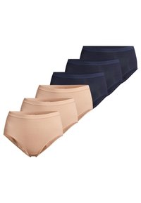 Unausgewählt, beige   dunkelblau