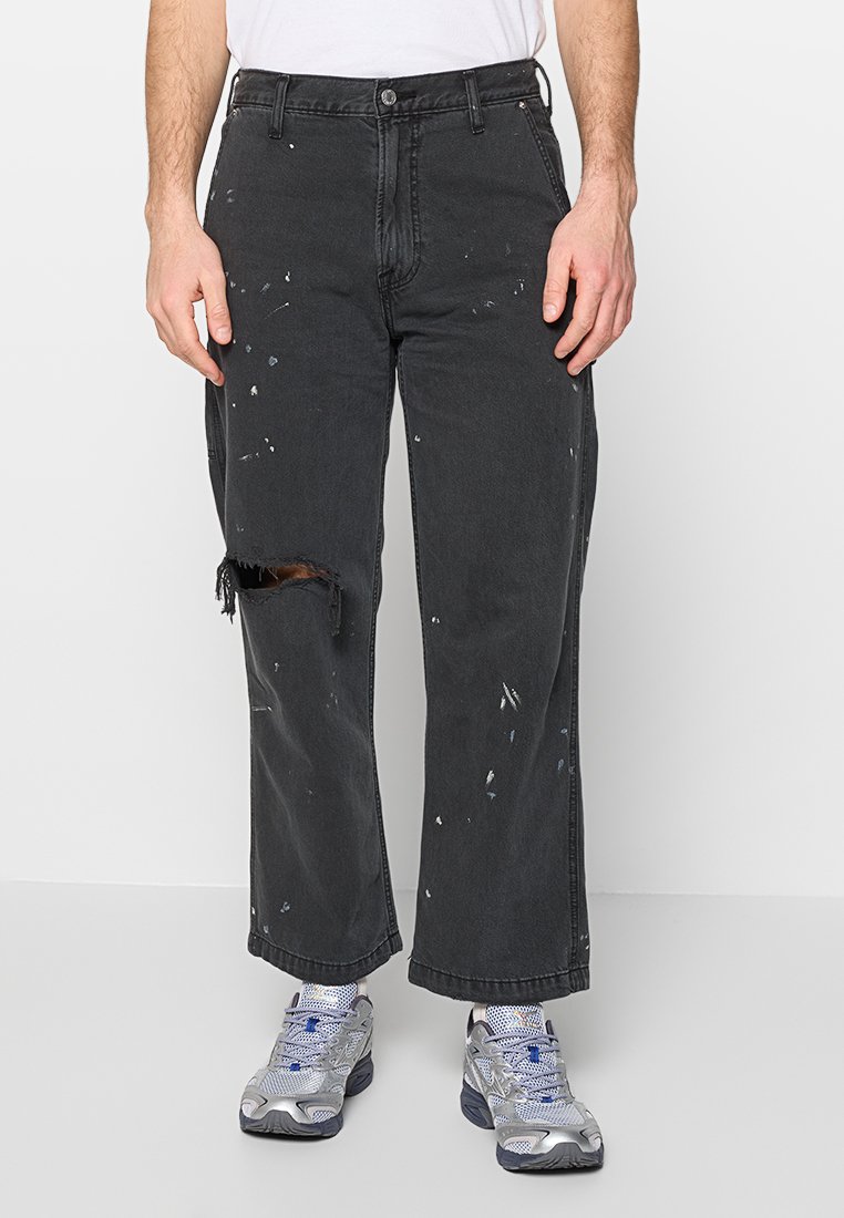 Abercrombie & Fitch Straight leg jeans zwart Abercrombie & Fitch Straight leg jeans zwart