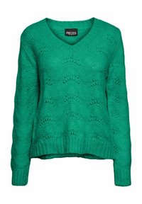 Pieces Trui - green