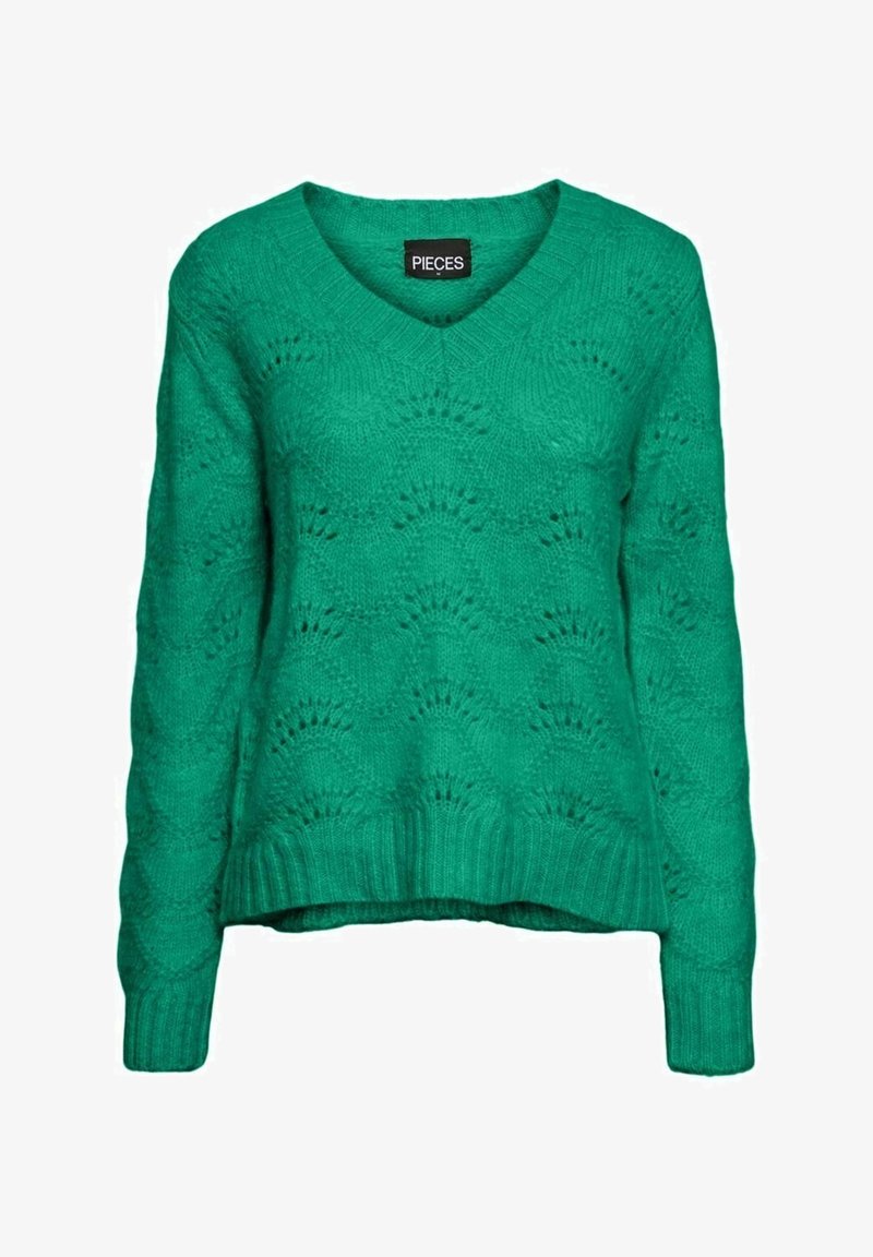 Pieces Trui - green