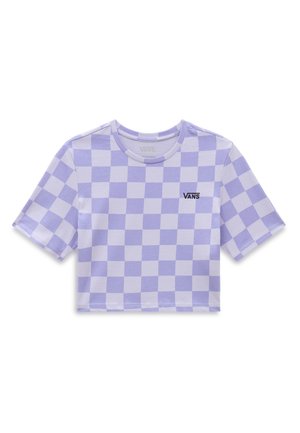 CHECKER CREW CROP II. - Printtipaita - cosmic sky