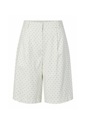 YAS, SHORTS YASDOTLY HW LONG - Shorts - star white