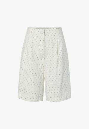 YAS, SHORTS YASDOTLY HW LONG - Shorts - star white