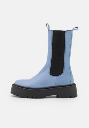 Plateaustiefelette - light blue