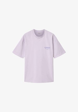 AllSaints, XANDER SHORT SLEEVE CREW - T-Shirt basic - parma purple