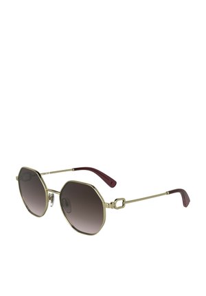 Sunglasses - gold gradient brown rose