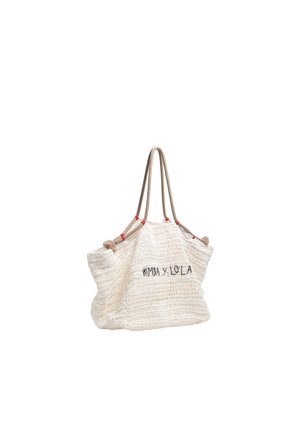 BIMBA Y LOLA BIMBA Y LOLA BOLSO DE HOMBRO GRANDE PAPEL BLANCO - Bolso shopping - blanco