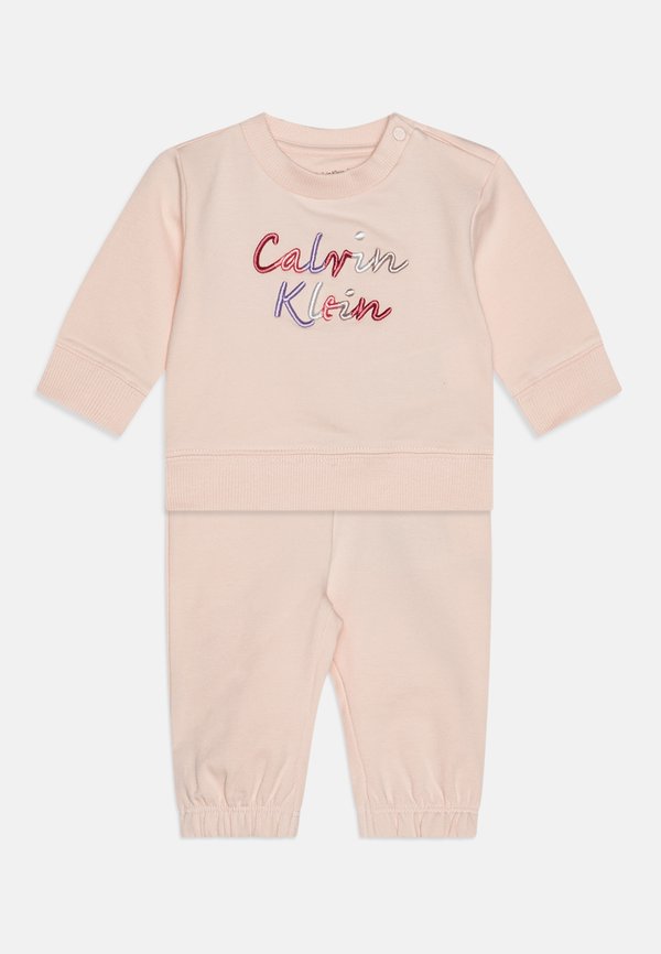 COLOUR LOGO UNISEX SET - Tracksuit - silver peony