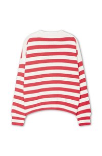 Kaotiko STRIPES SOCIETY UNISEX - Pulóver - ivory/red